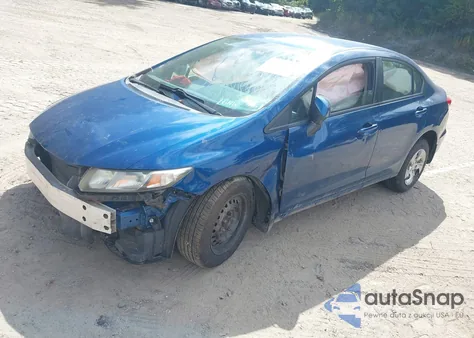 2013 Honda Civic Lx from USA, damaged, VIN 2HGFB2F54DH563302